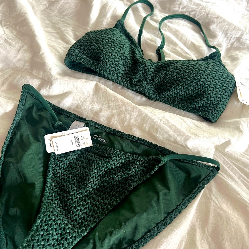 NWT AERIE SWIM | TOP & BOTTOM | M